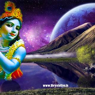 Krishna universe wallpaper
