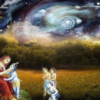 Krishna universe wallpaper