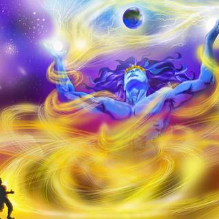 Krishna universe wallpaper