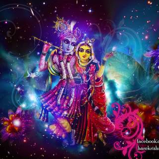 Krishna universe wallpaper