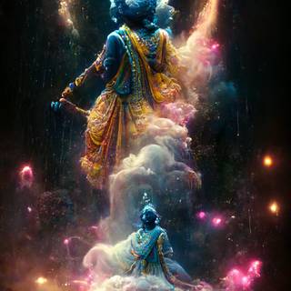 Krishna universe wallpaper