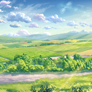 Green view wallpaper