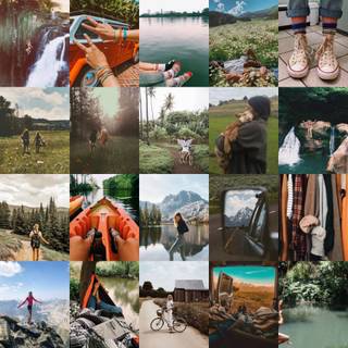 Granola girl wallpaper