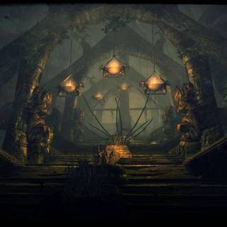 Viking ruins wallpaper