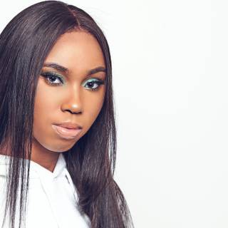 Woman with long hair wallpaper