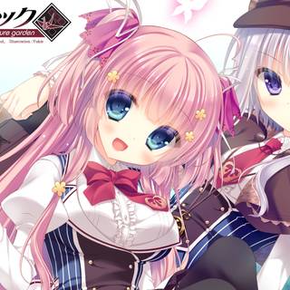 The logic of the miniature garden wallpaper