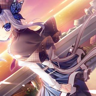 The logic of the miniature garden wallpaper