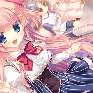 The logic of the miniature garden wallpaper