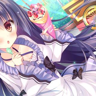 The logic of the miniature garden wallpaper