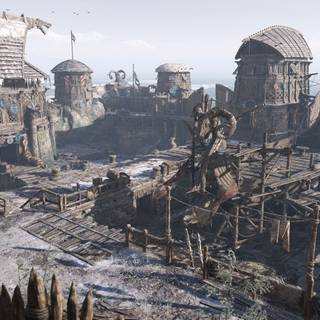 Viking ruins wallpaper