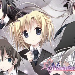 The logic of the miniature garden wallpaper