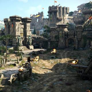 Viking ruins wallpaper