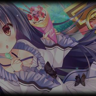 The logic of the miniature garden wallpaper