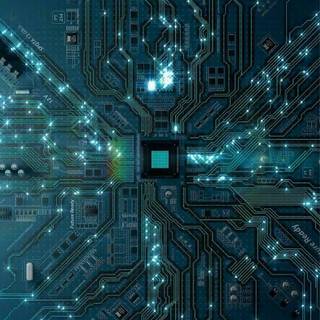 AI technology wallpaper