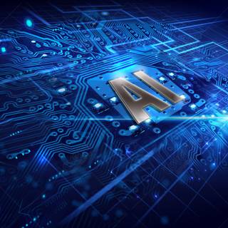 AI technology wallpaper