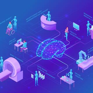 AI technology wallpaper