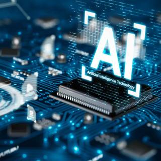 AI technology wallpaper