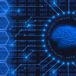 AI technology wallpaper