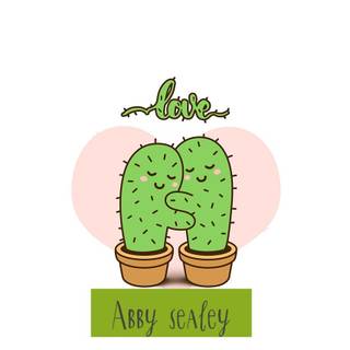 Cute Valentines green wallpaper