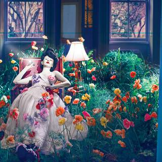 Spring perfume wallpaper