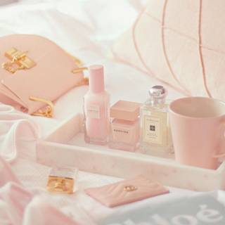 Spring perfume wallpaper