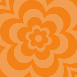 Orange preppy wallpaper