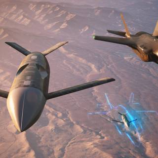 Unmanned combat aerial vehicle wallpaper