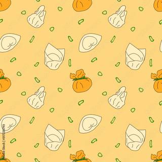 Food doodle wallpaper