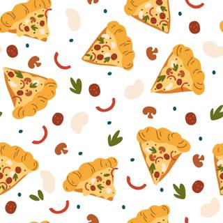 Food doodle wallpaper