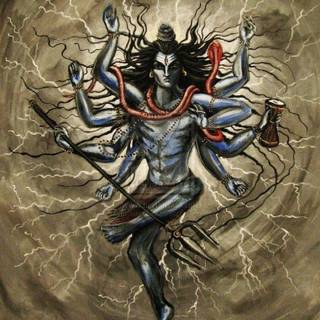 Angry Shiva wallpaper
