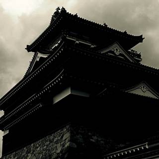 Old Japanese wallpaper