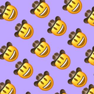 Cowboy Emoji wallpaper