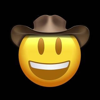 Cowboy Emoji wallpaper