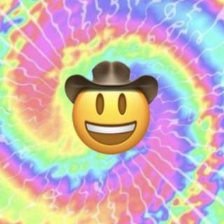 Cowboy Emoji wallpaper