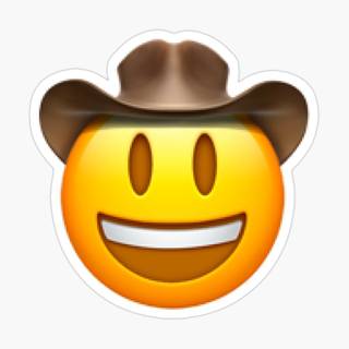 Cowboy Emoji wallpaper