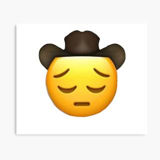 Cowboy Emoji wallpaper