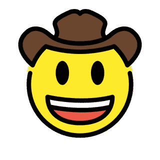 Cowboy Emoji wallpaper