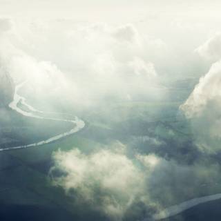 Flying ship wallpaper