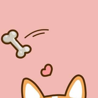 Cute dog drawings wallpaper