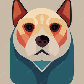 Cute dog drawings wallpaper