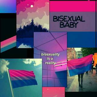 Bi pride flag wallpaper