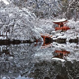 Japan snow winter wallpaper