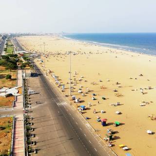 Marina beach wallpaper
