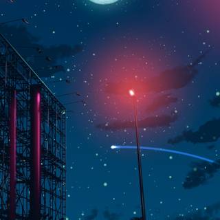 Lofi moon wallpaper
