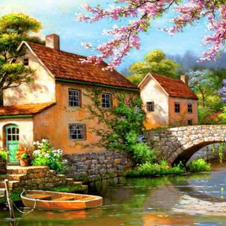 Village aesthetic wallpaper