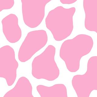 Cow print pink wallpaper