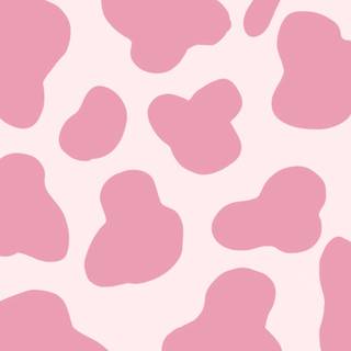 Cow print pink wallpaper