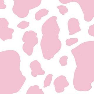 Cow print pink wallpaper