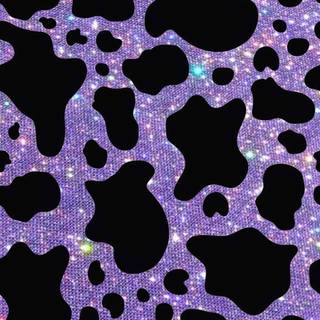 Cow print pink wallpaper