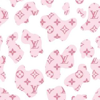 Cow print pink wallpaper